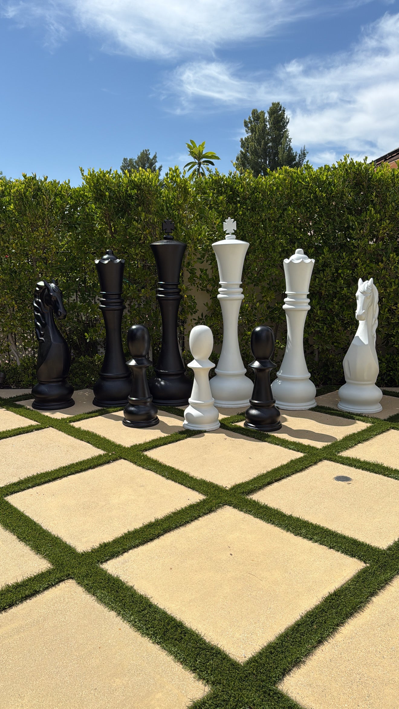 Life Size Chess Piece Set