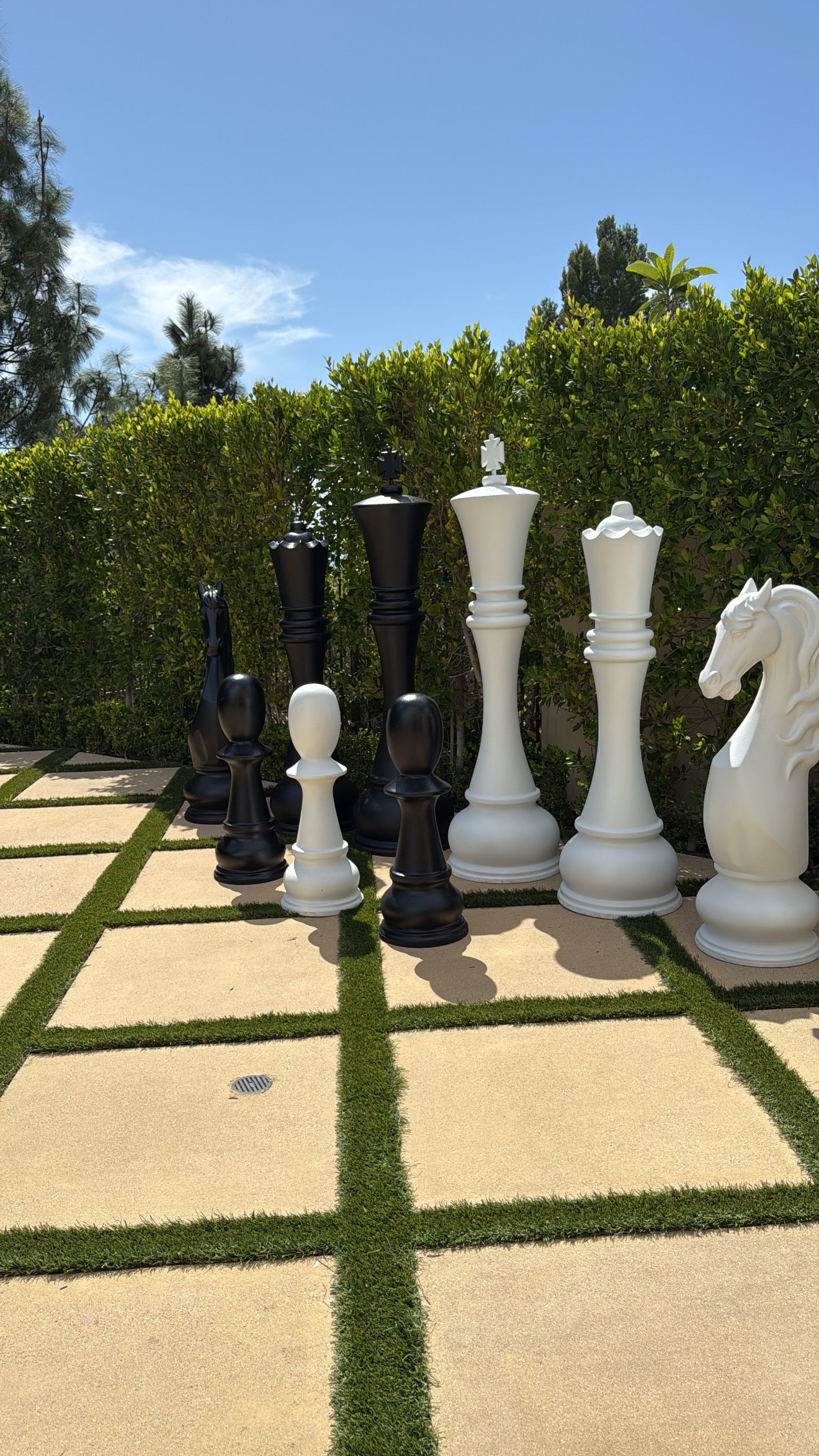 Life Size Chess Piece Set