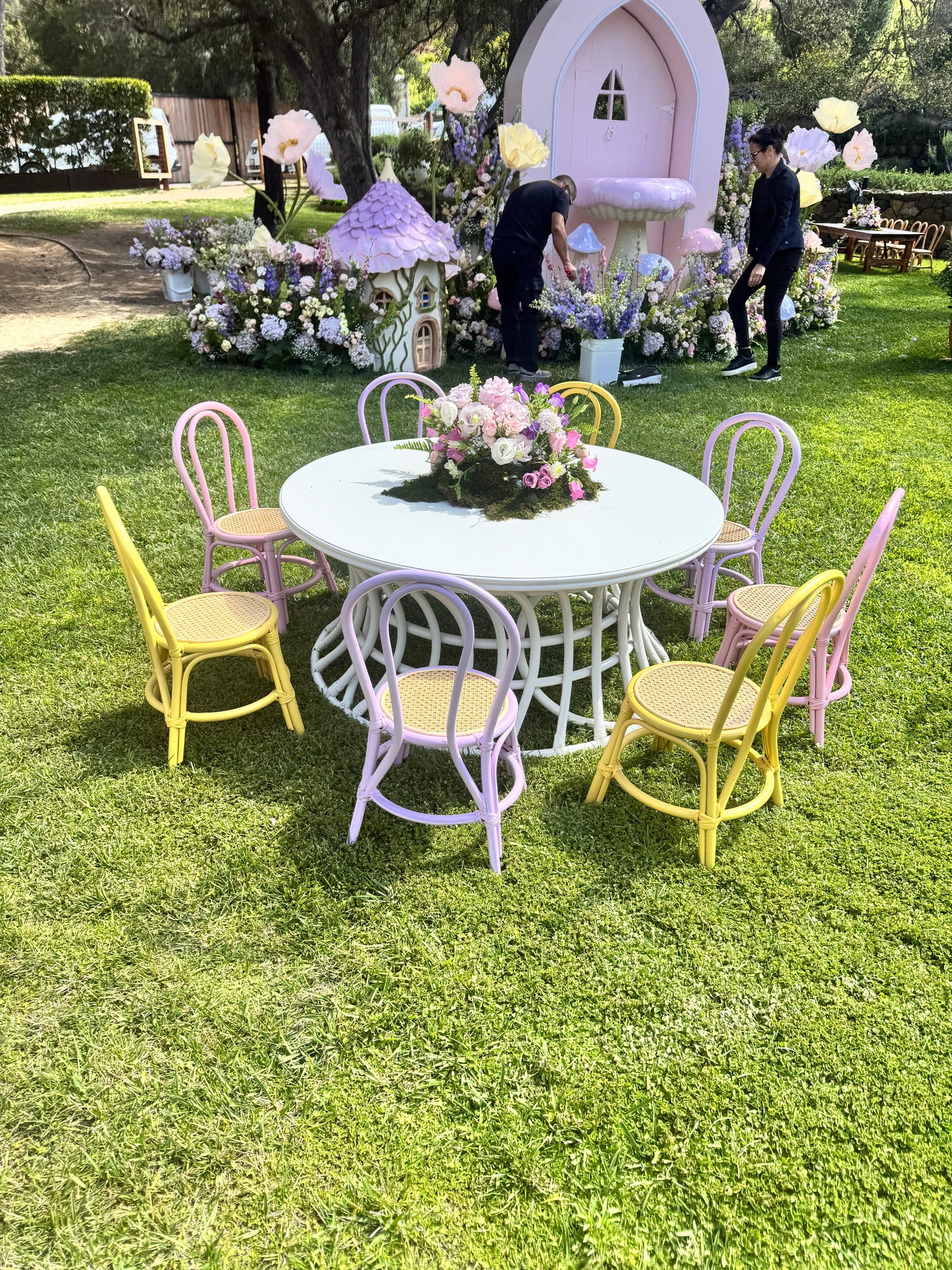 Kid Rattan Bend Back Lavender