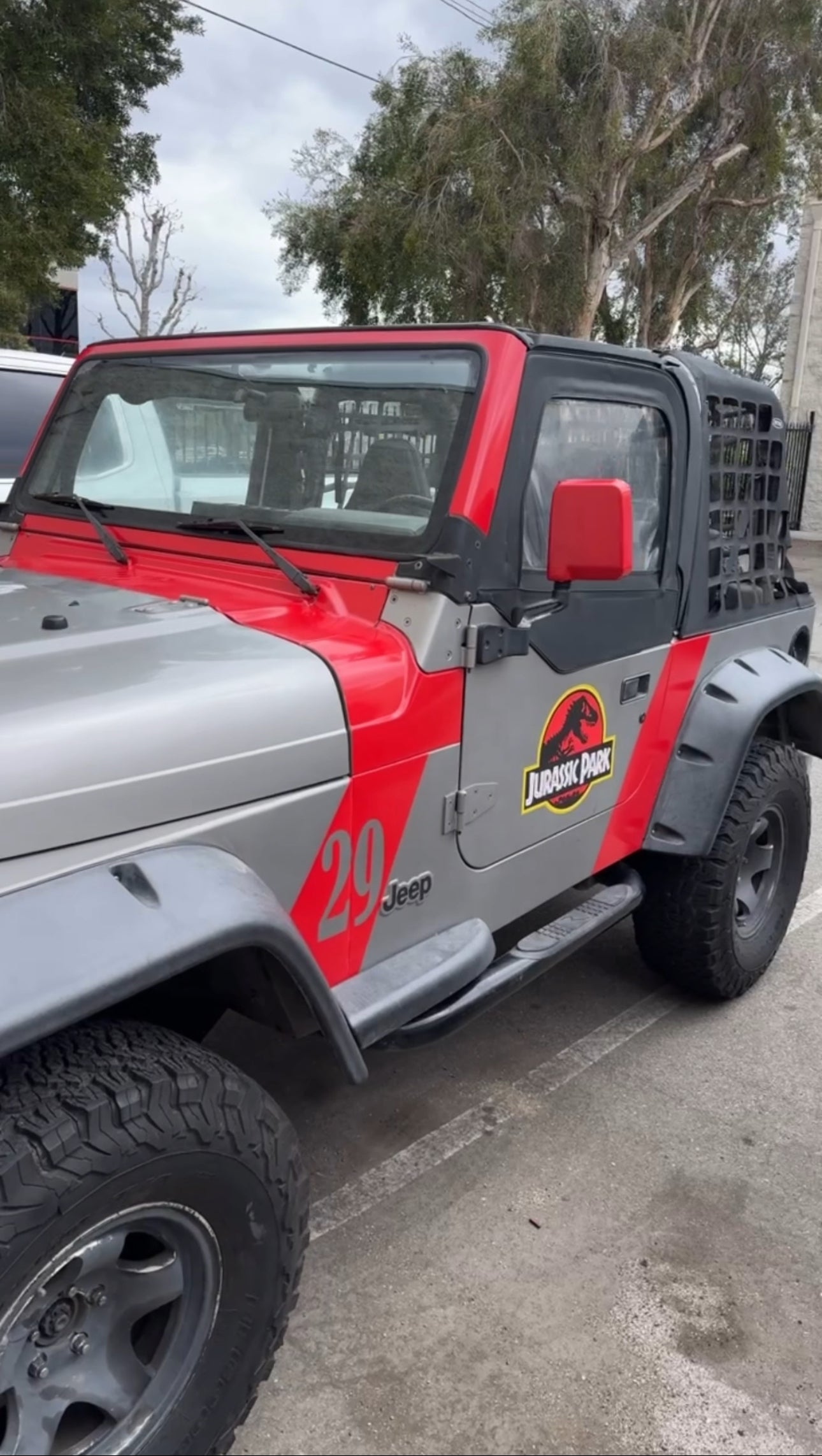 Jurassic Jeep Life Size