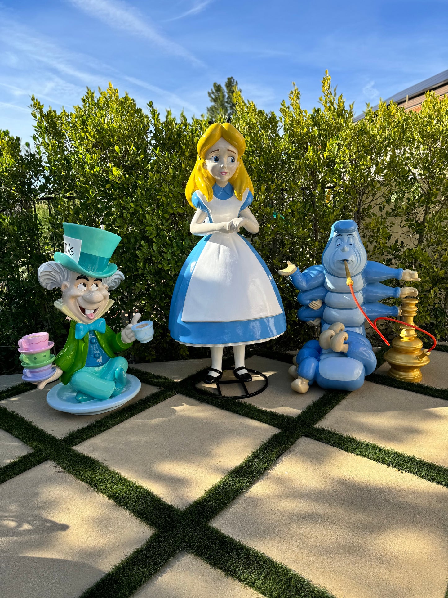 White Rabbit Holding Clock