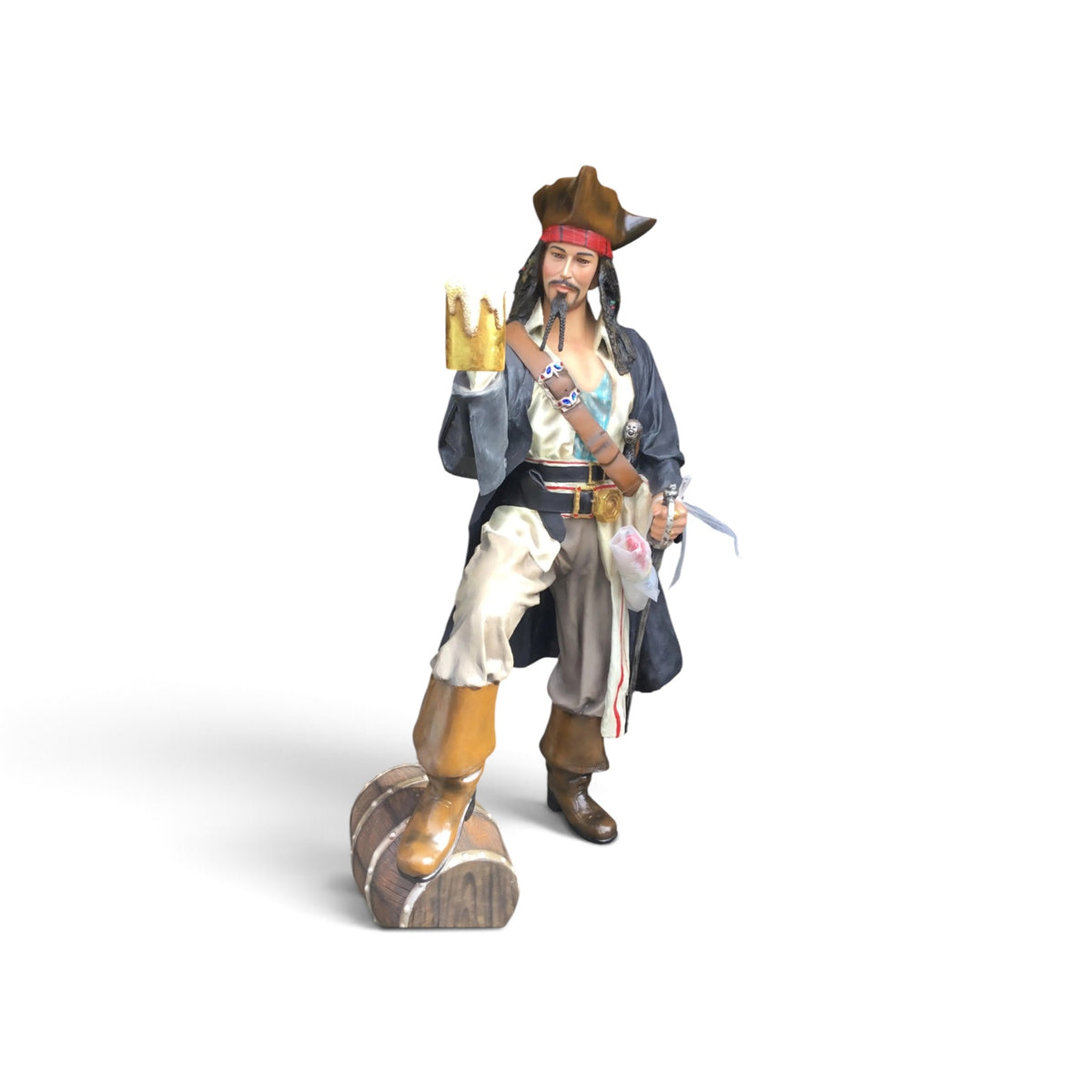 Pirate Holding Beer