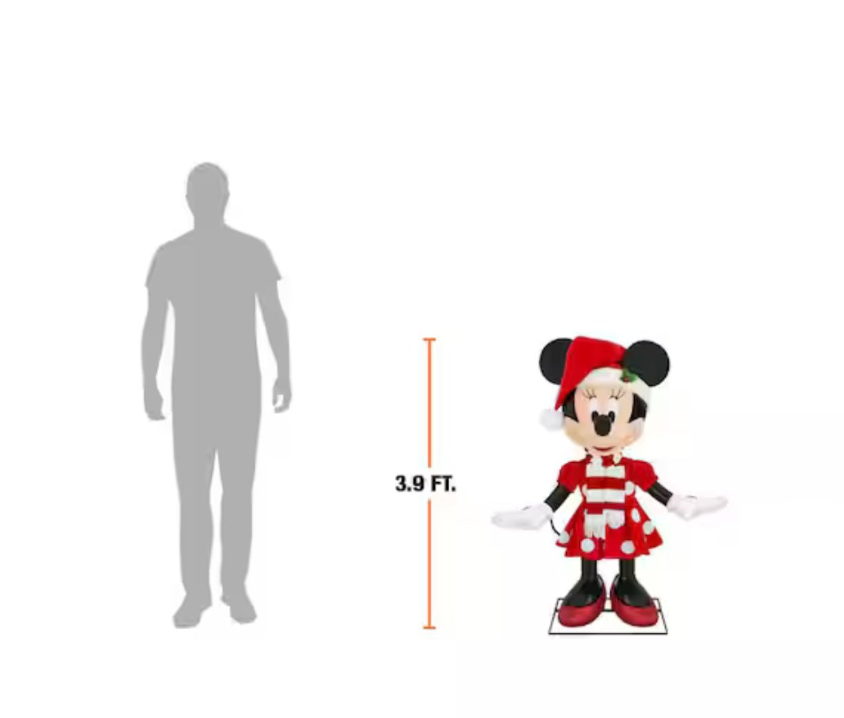 Animated Mini Mouse 4ft - Custom Prop Rentals