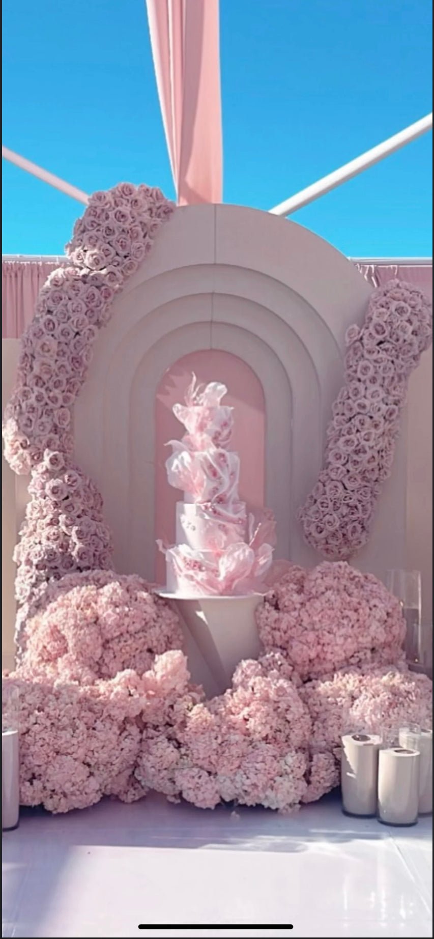Arch Backdrop - Custom Prop Rentals