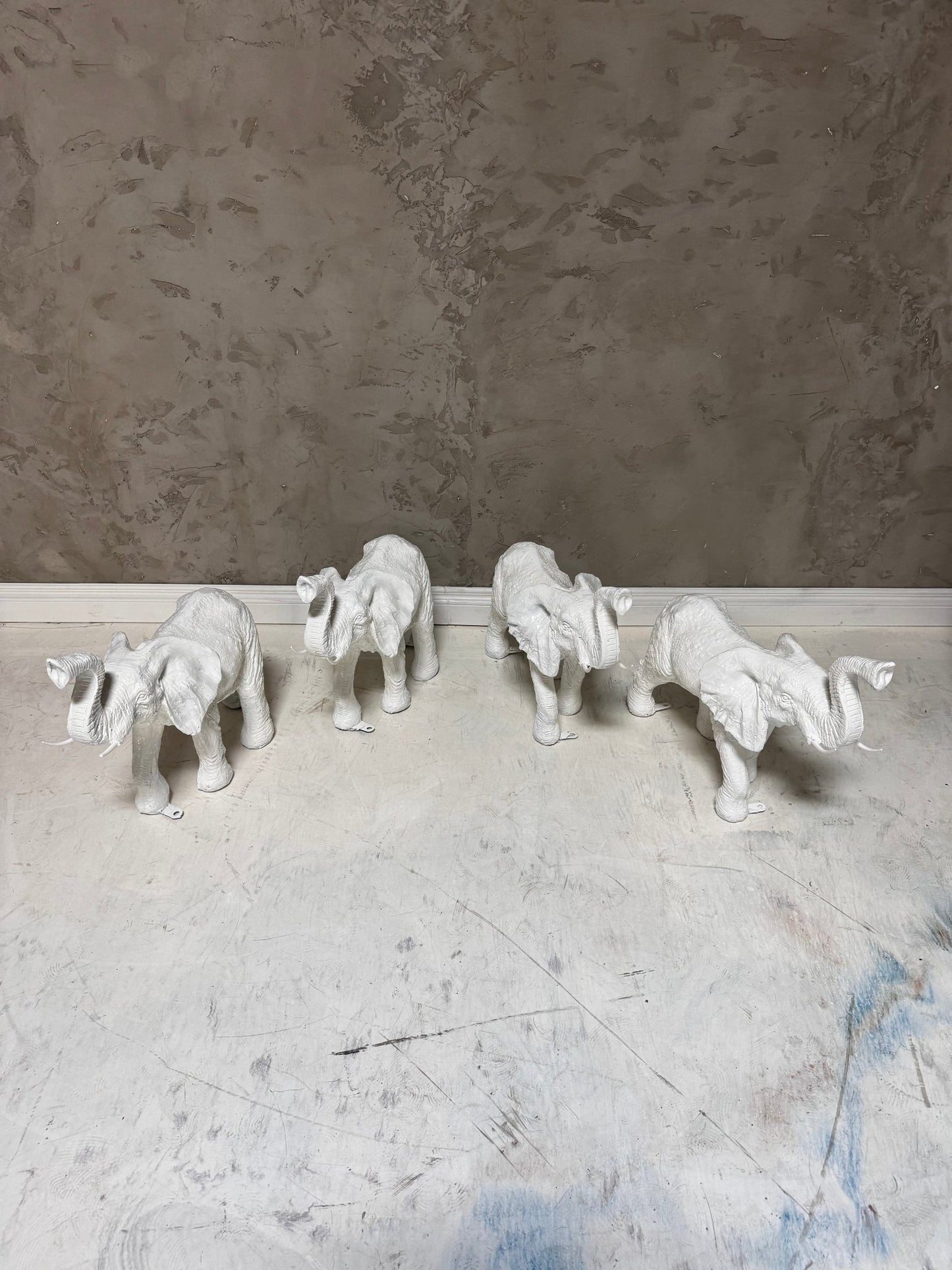 Baby Elephant White - Custom Prop Rentals