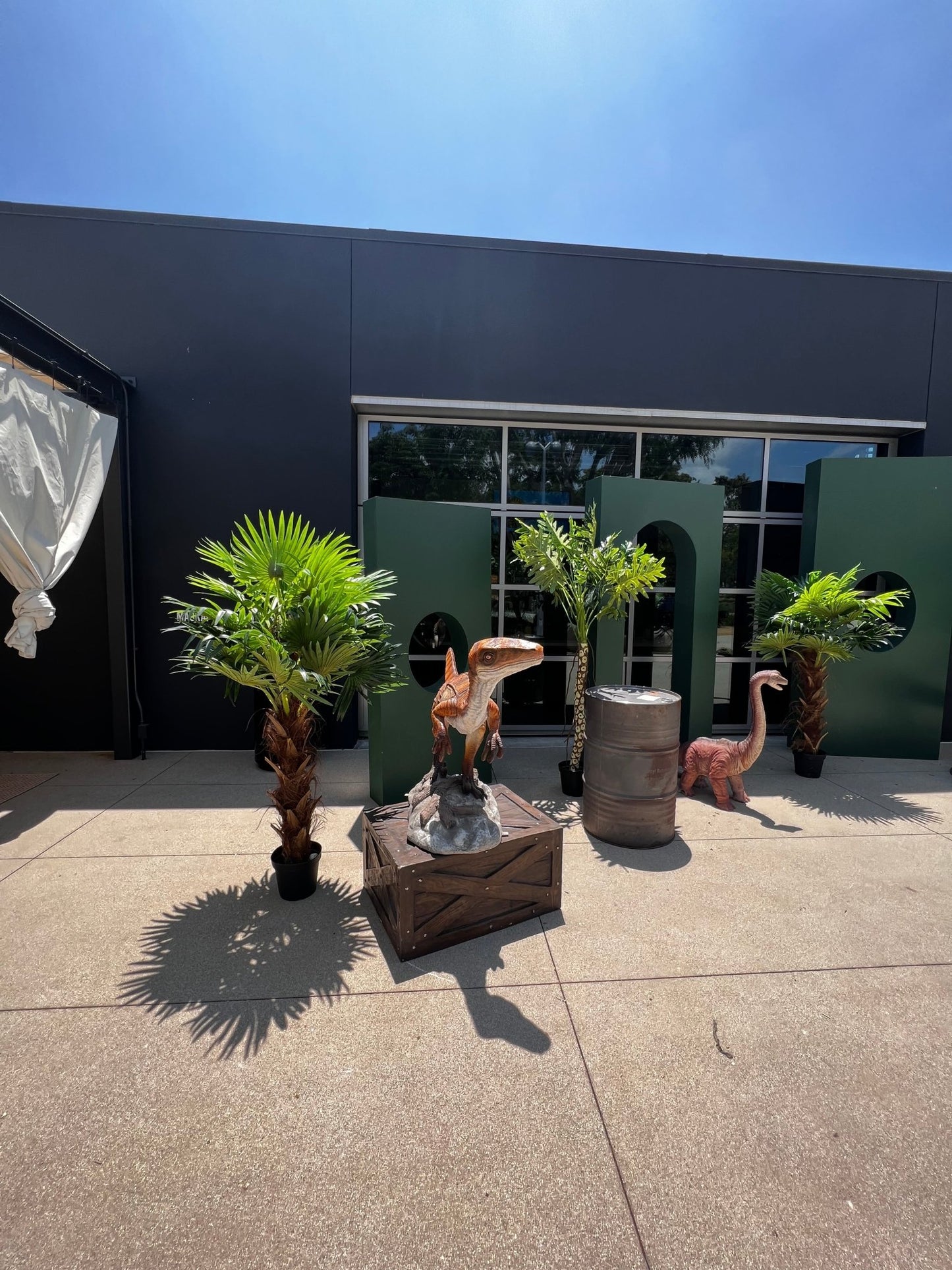 Backdrop Green 4 Piece - Custom Prop Rentals