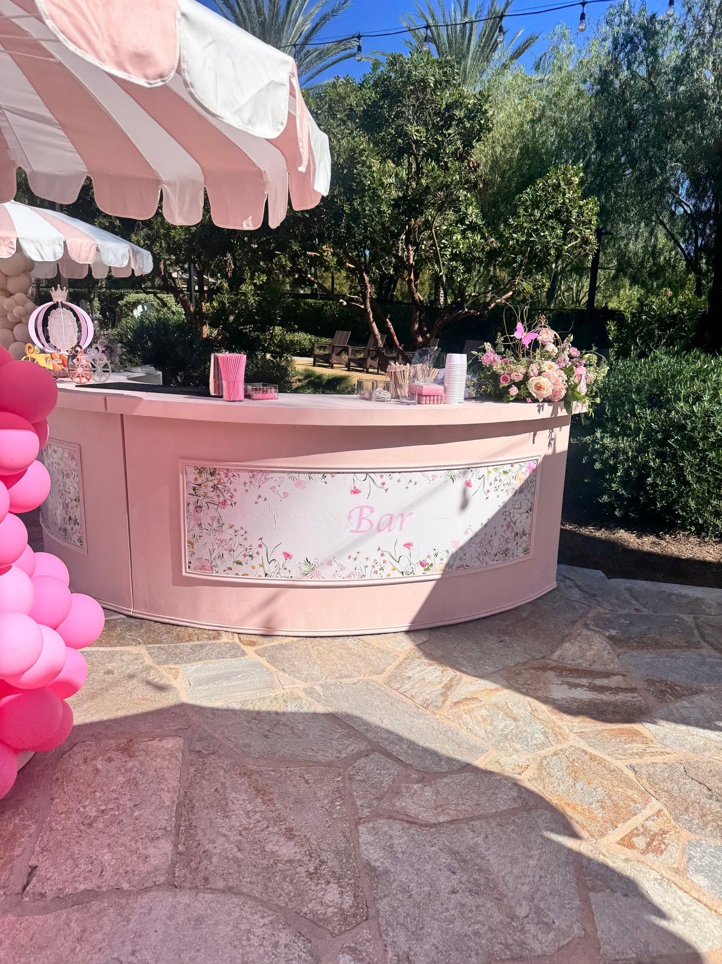 Bar Pink - Custom Prop Rentals