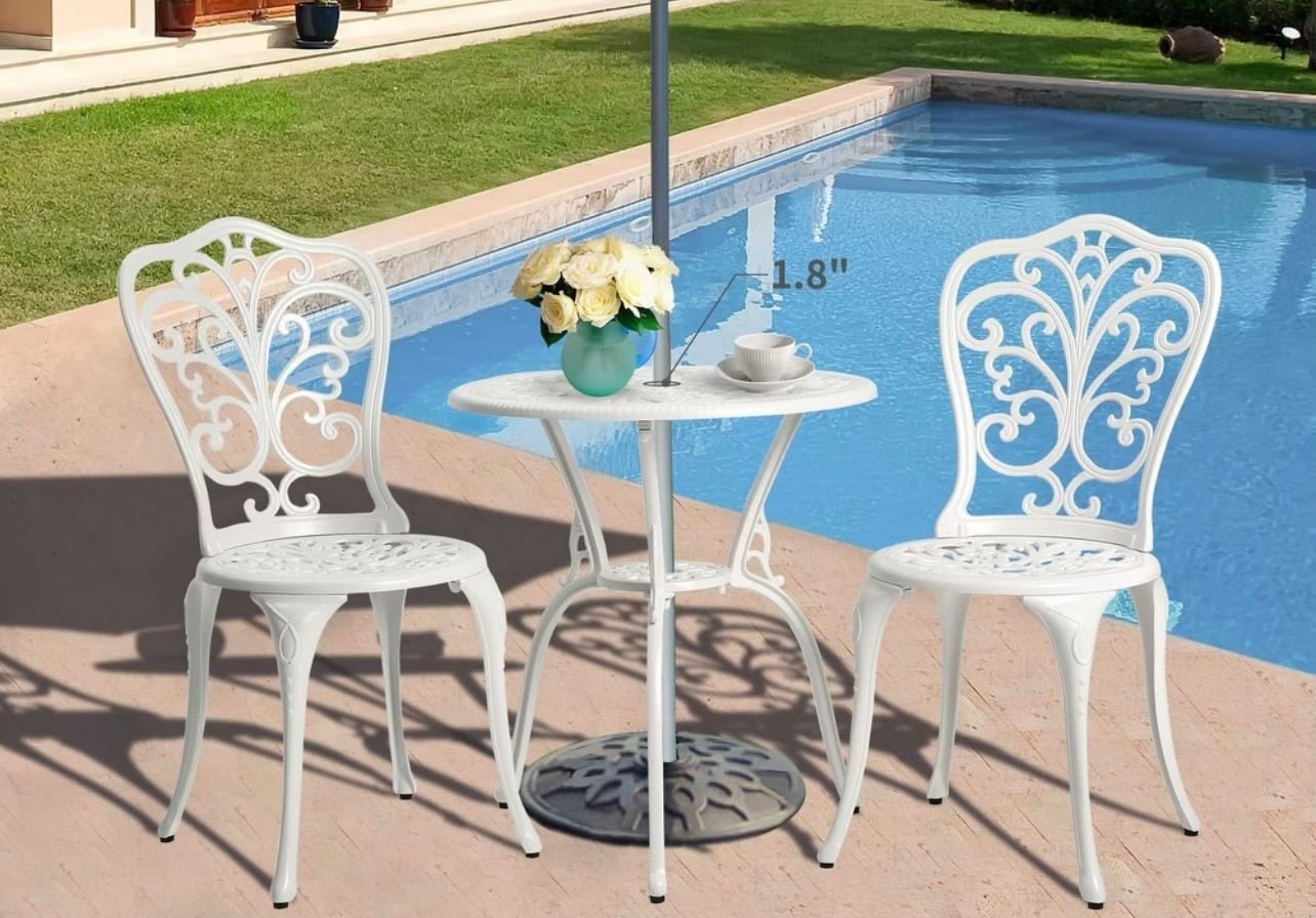 Bistro Set Pink - Custom Prop Rentals