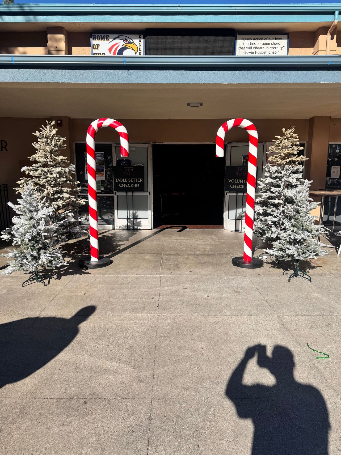 Candy Cane Red & White 8ft - Custom Prop Rentals