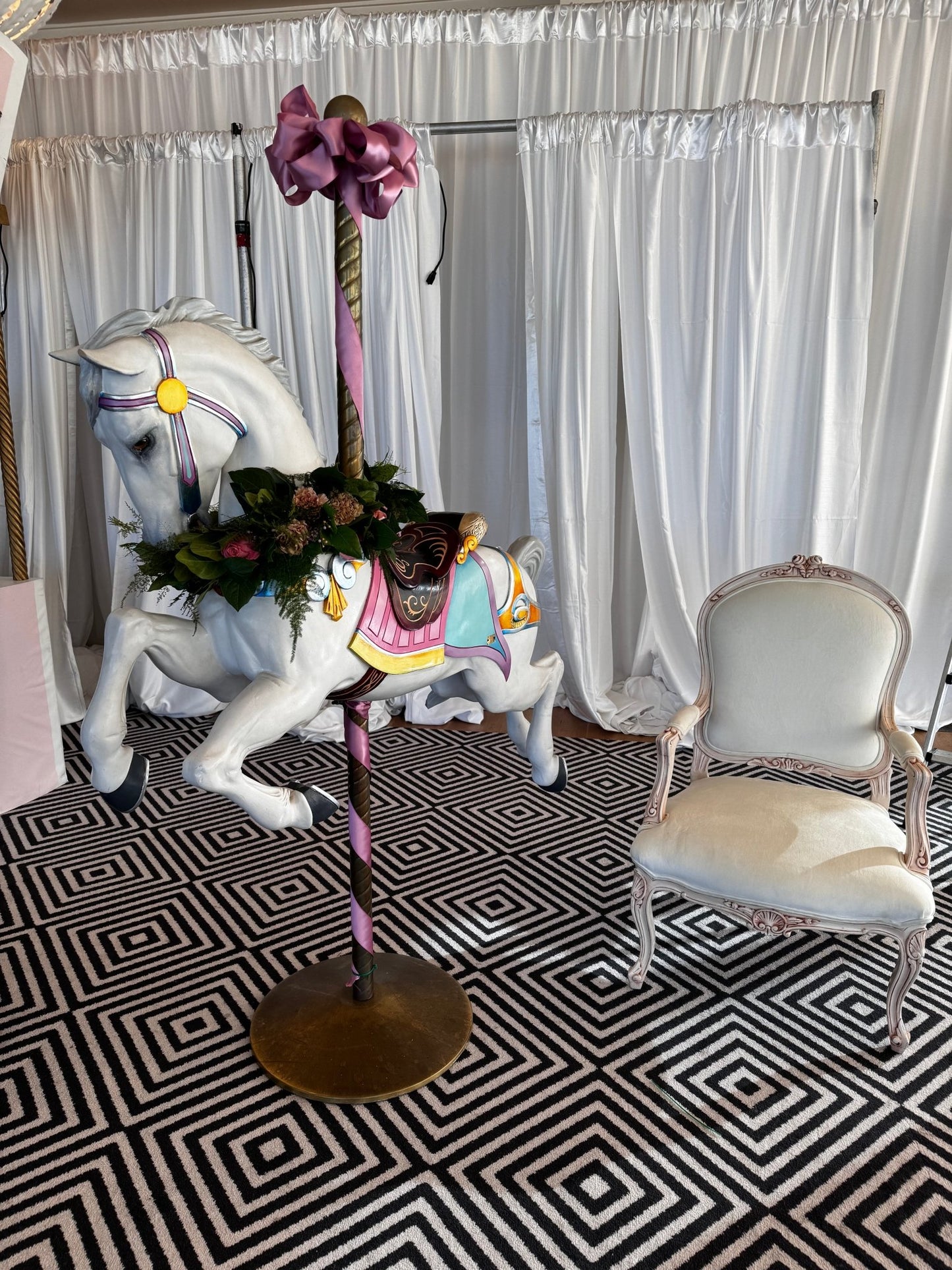 Carousel Horse 5ft - Custom Prop Rentals