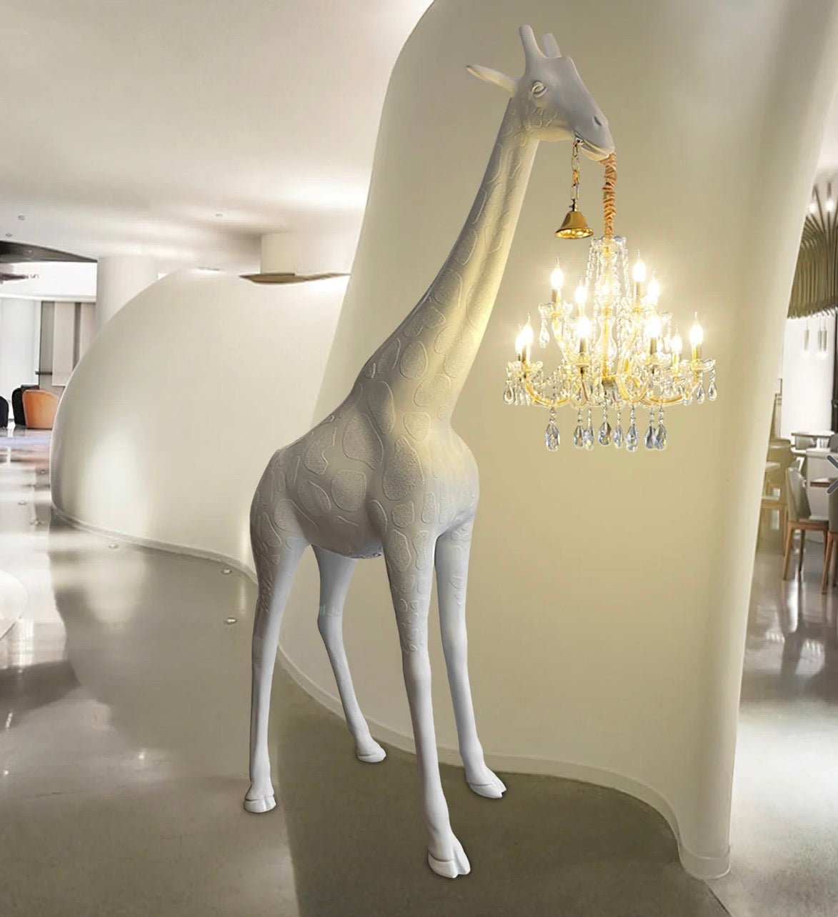 Chandelier Giraffe - Custom Prop Rentals