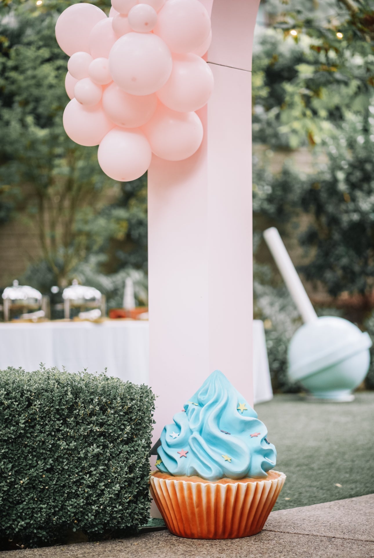 Cupcake w/ Blue Frosting - Custom Prop Rentals