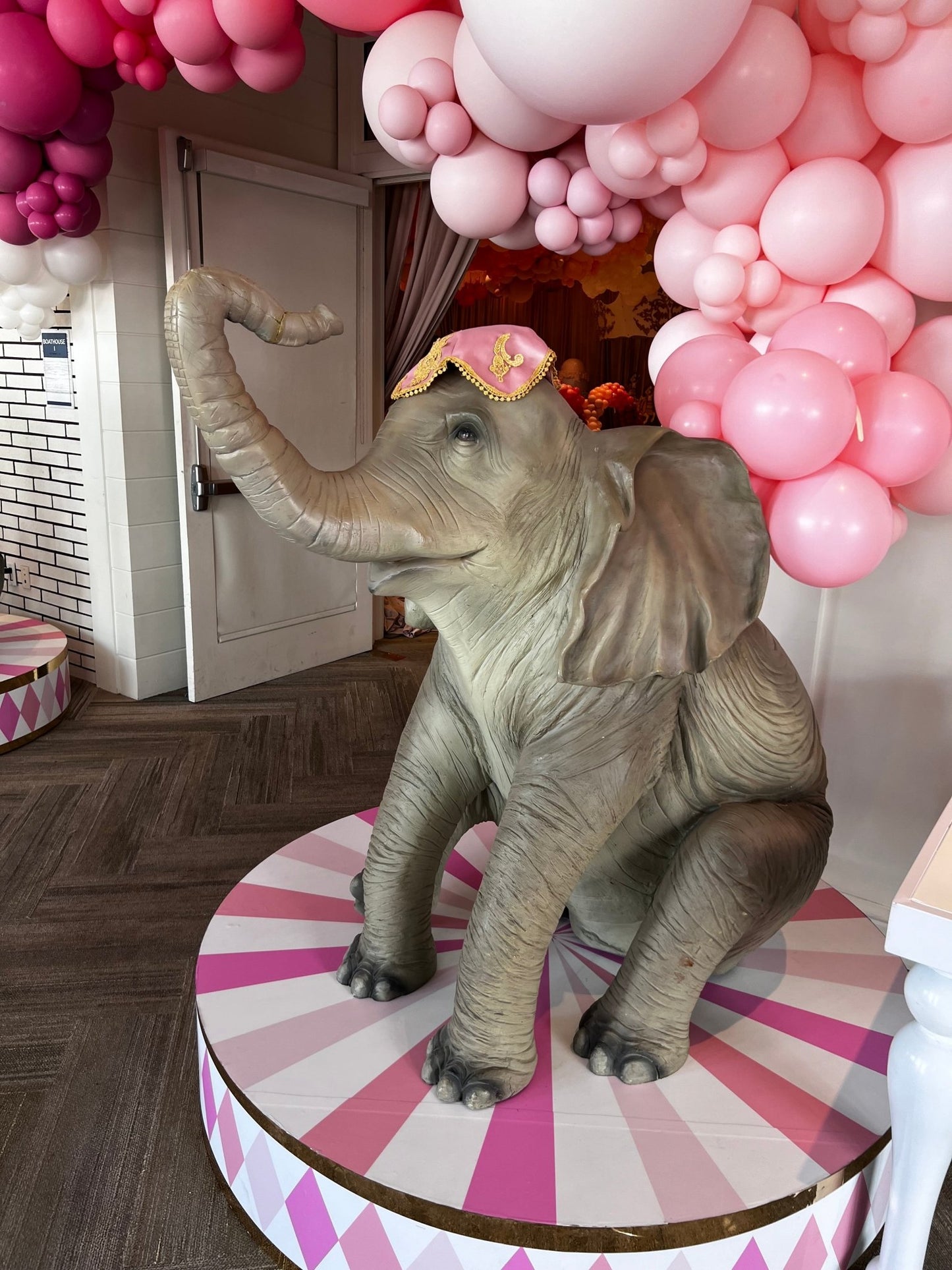 Elephant Sitting - Custom Prop Rentals