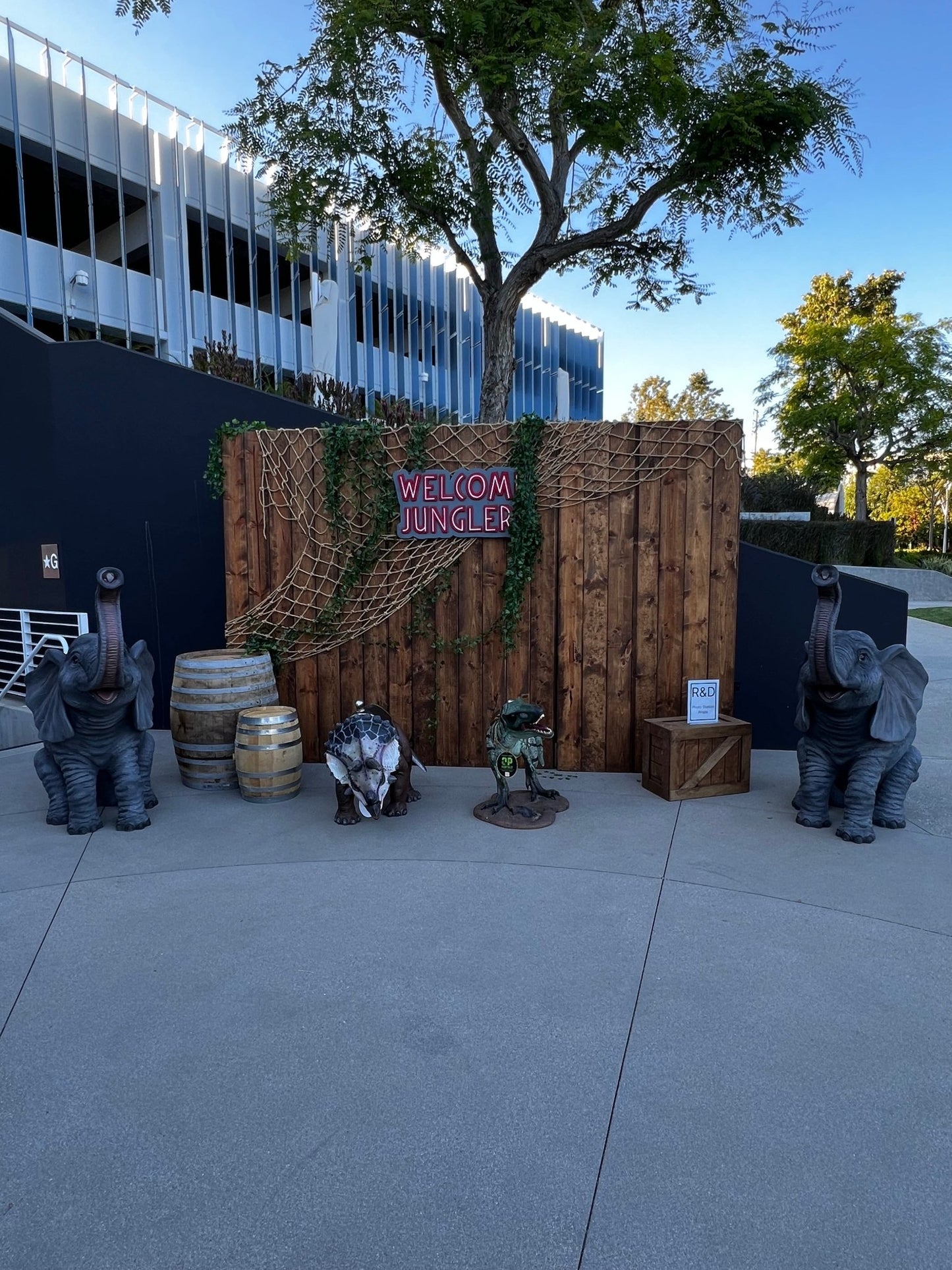 Elephant Sitting no Tusk - Custom Prop Rentals