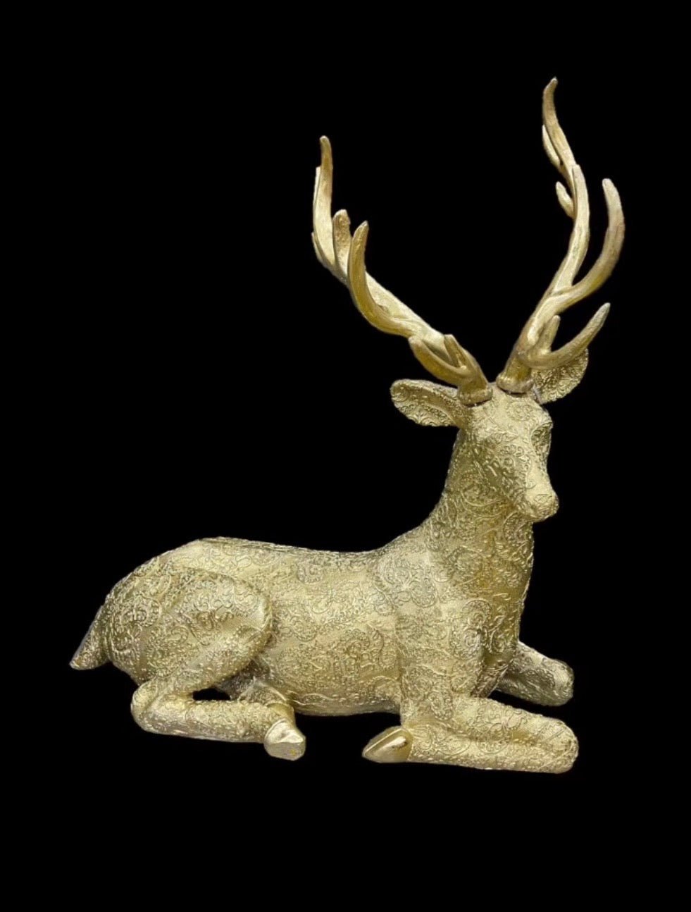 Gold Reindeer - Custom Prop Rentals