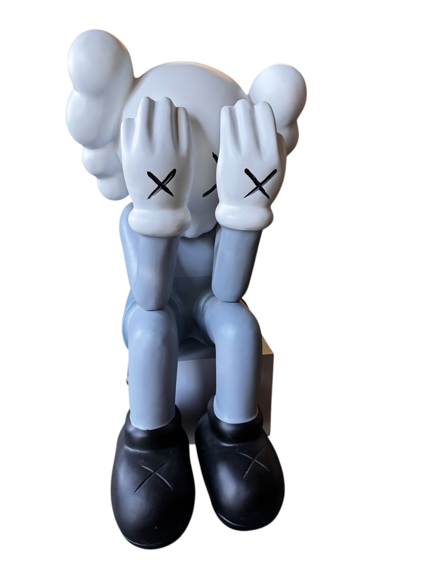 Grey Kaws Sitting - Custom Prop Rentals