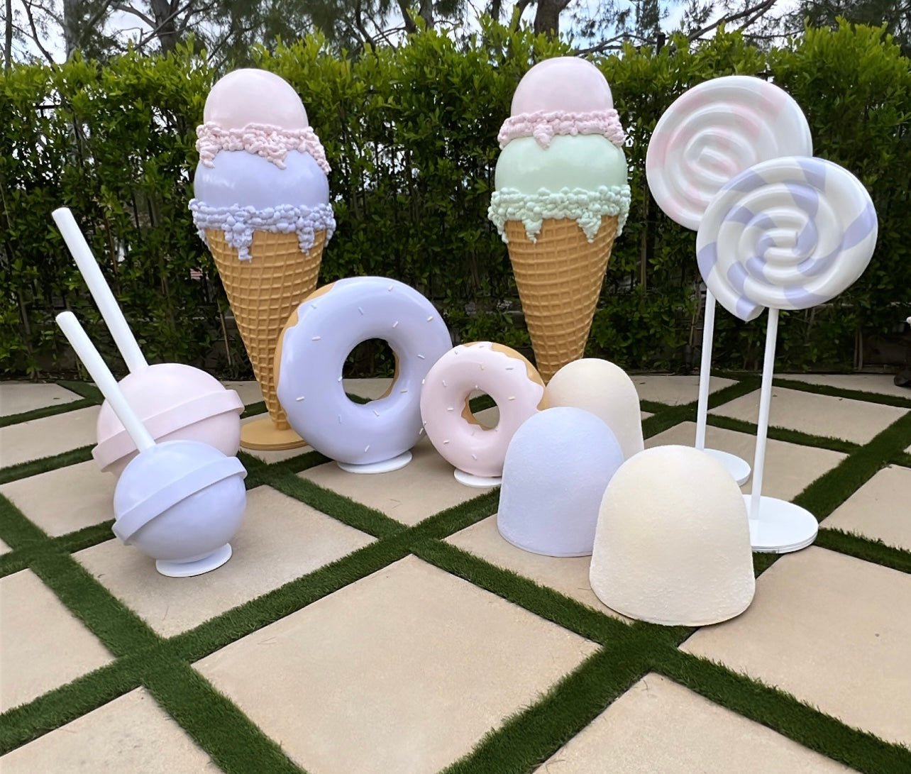 Gum Drop Pastel Blue - Custom Prop Rentals