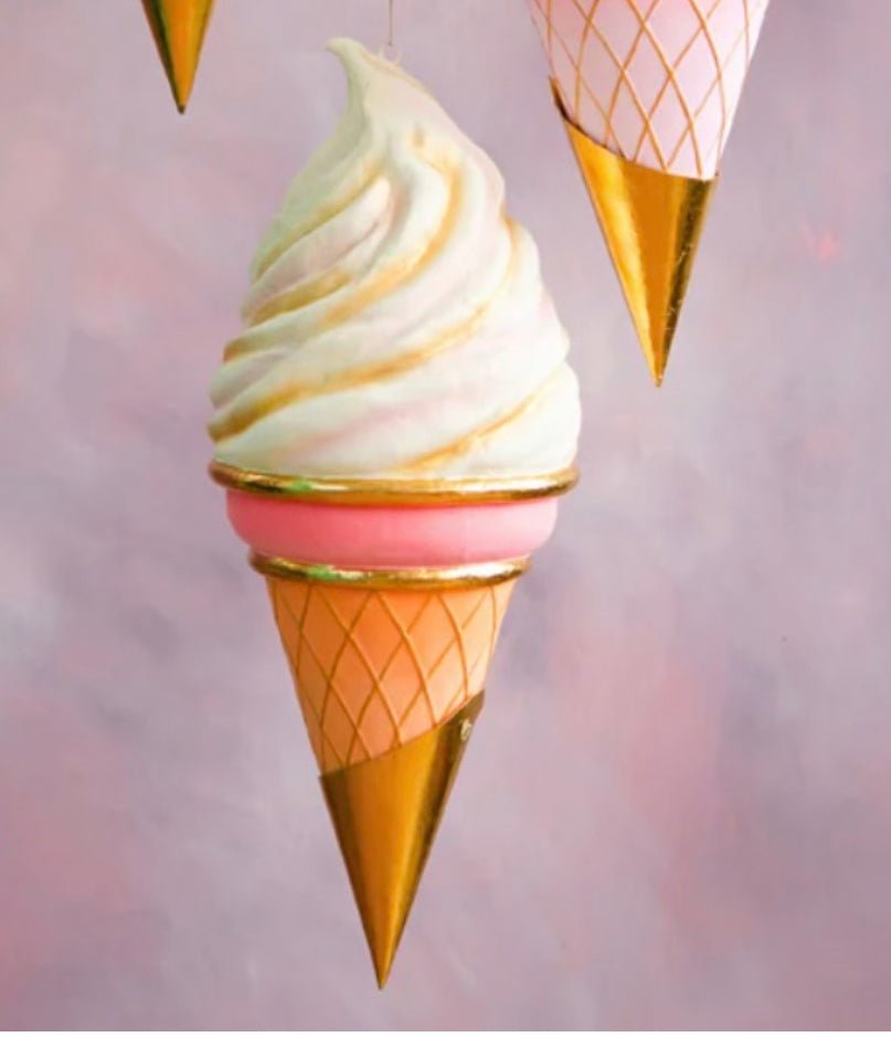 Ice Cream Hanging Peach & Pink - Custom Prop Rentals