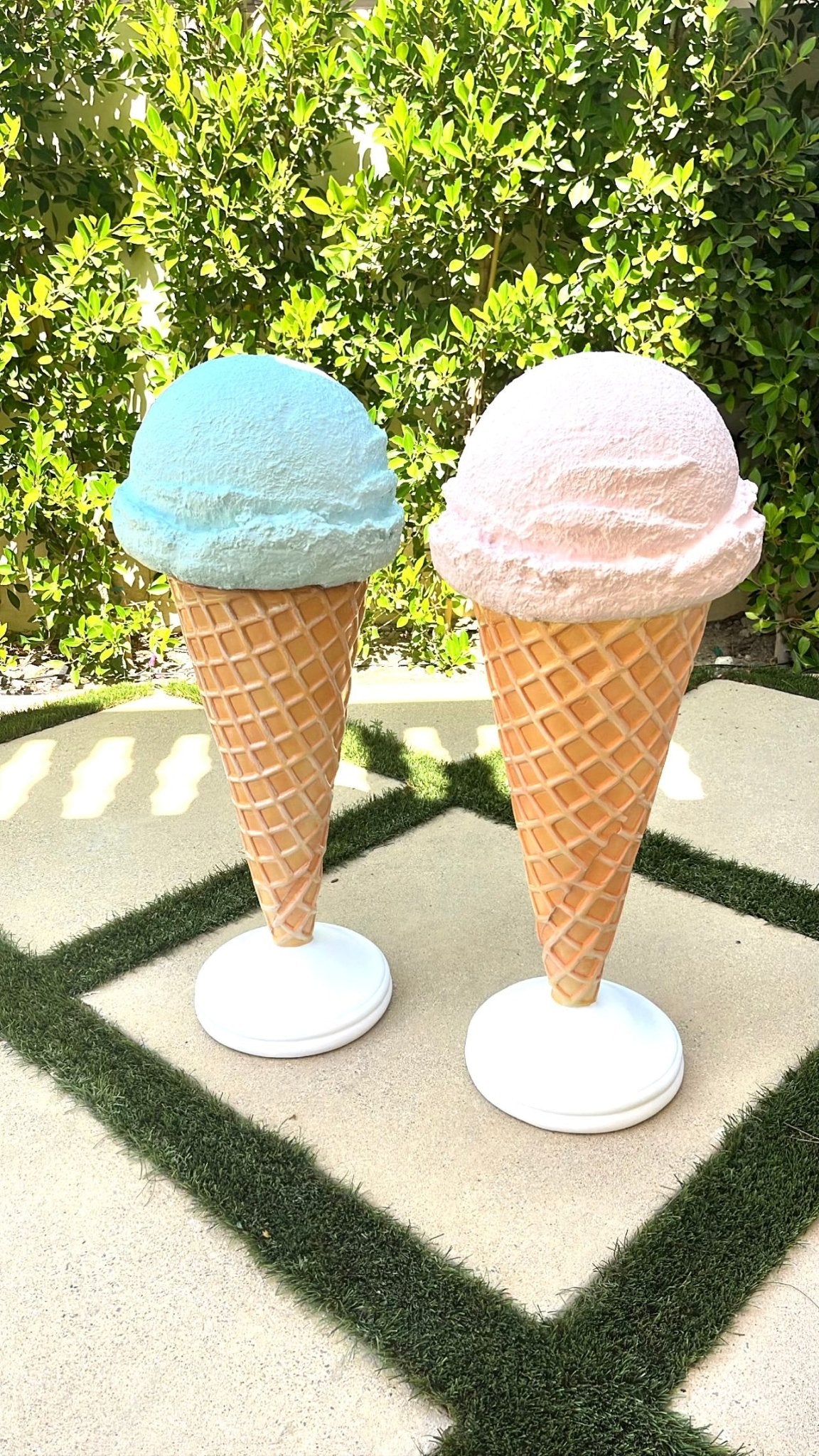 Ice Cream Pink Waffle - Custom Prop Rentals