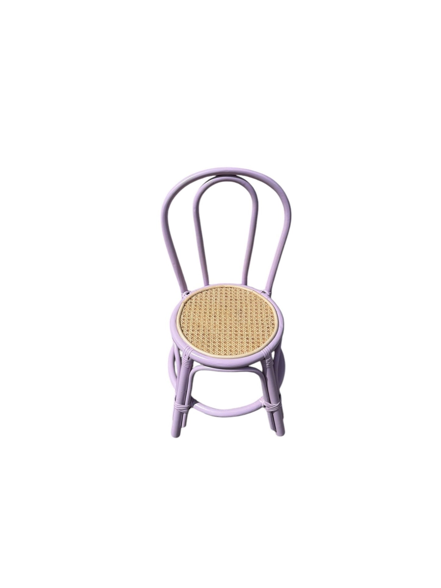 Kid Rattan Bend Back Lavender - Custom Prop Rentals