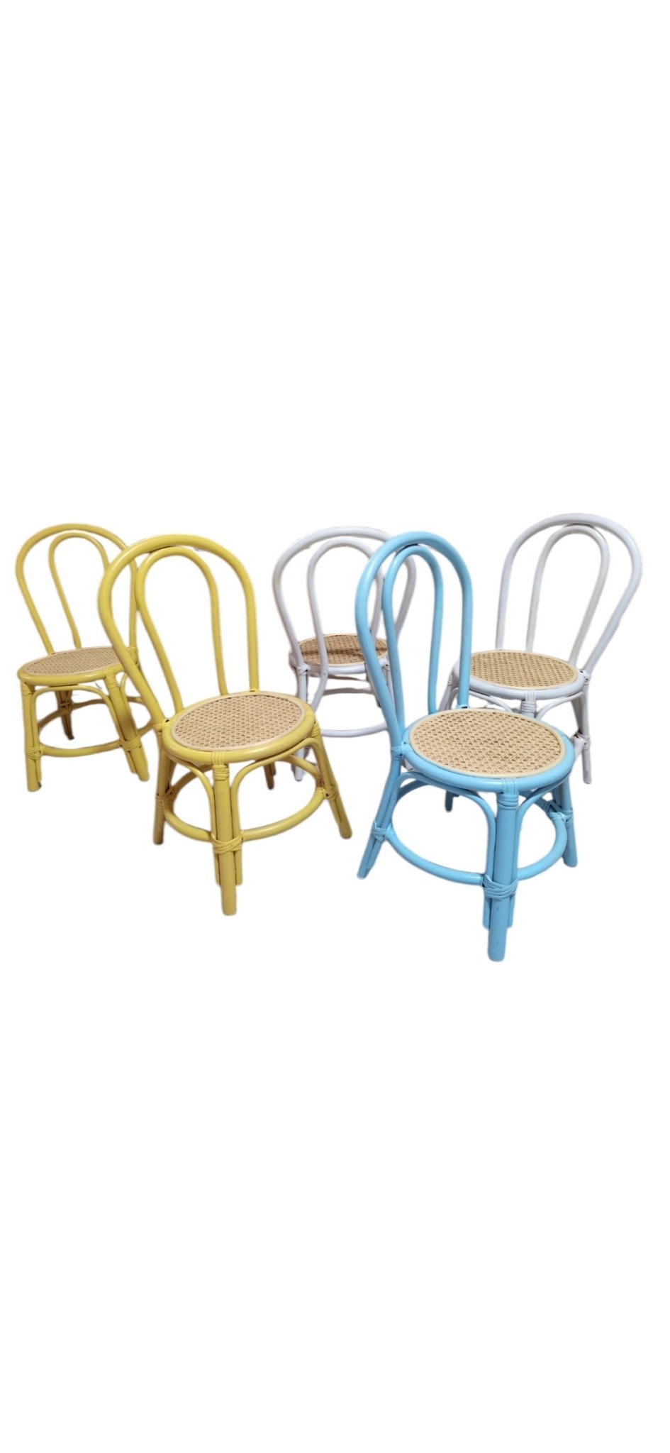 Kid Rattan Bend Back Lavender - Custom Prop Rentals