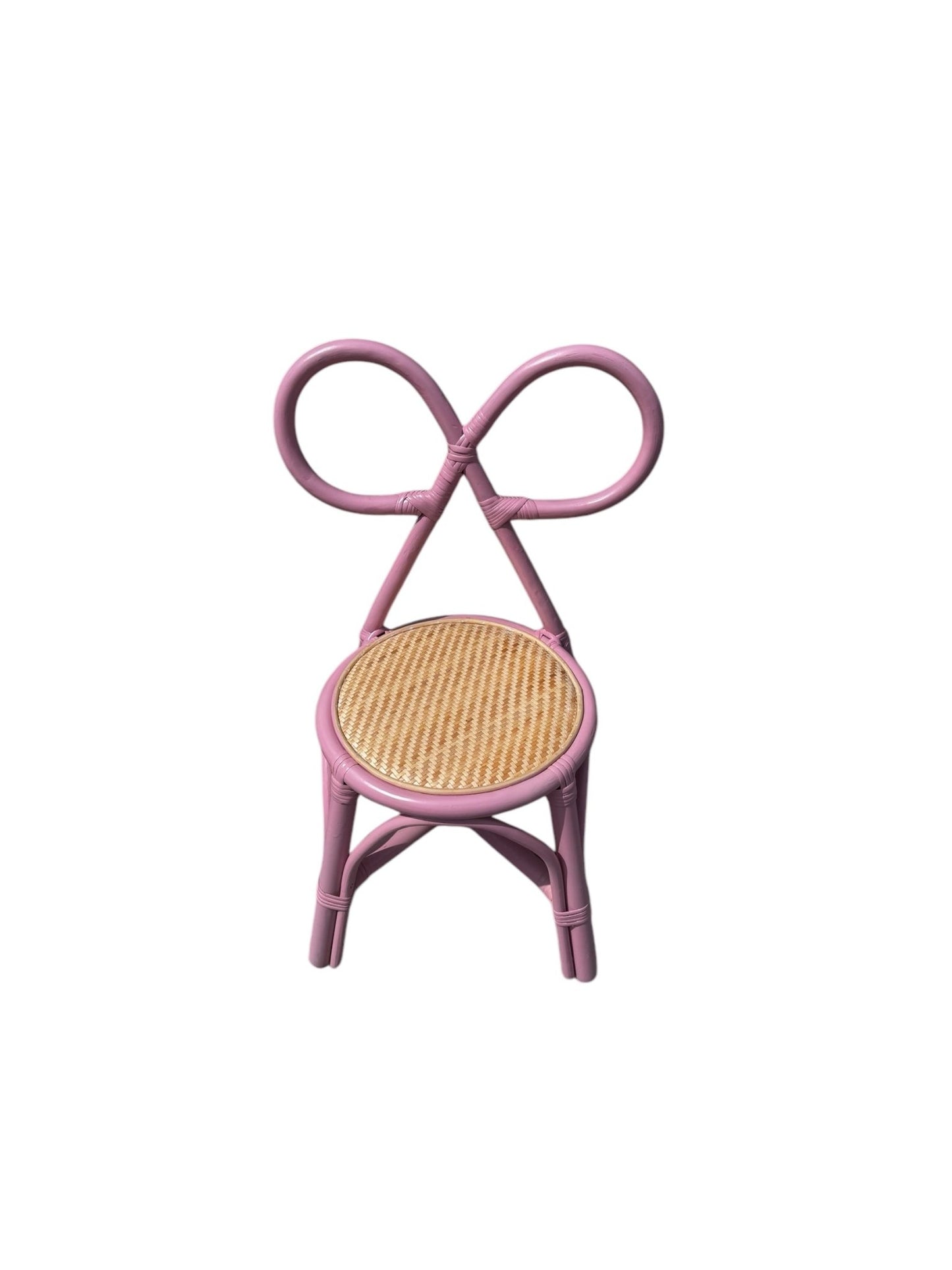 Kid Rattan Bow Tie Pink - Custom Prop Rentals
