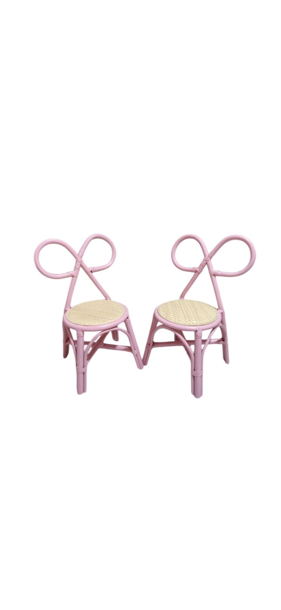 Kid Rattan Bow Tie Pink - Custom Prop Rentals