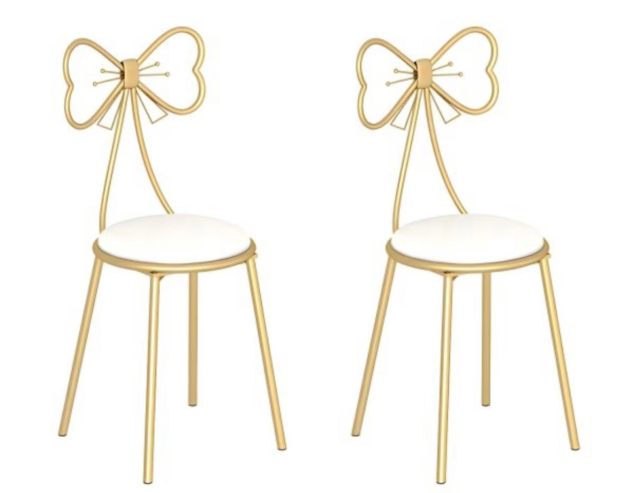 Kids Bow Chair White - Custom Prop Rentals