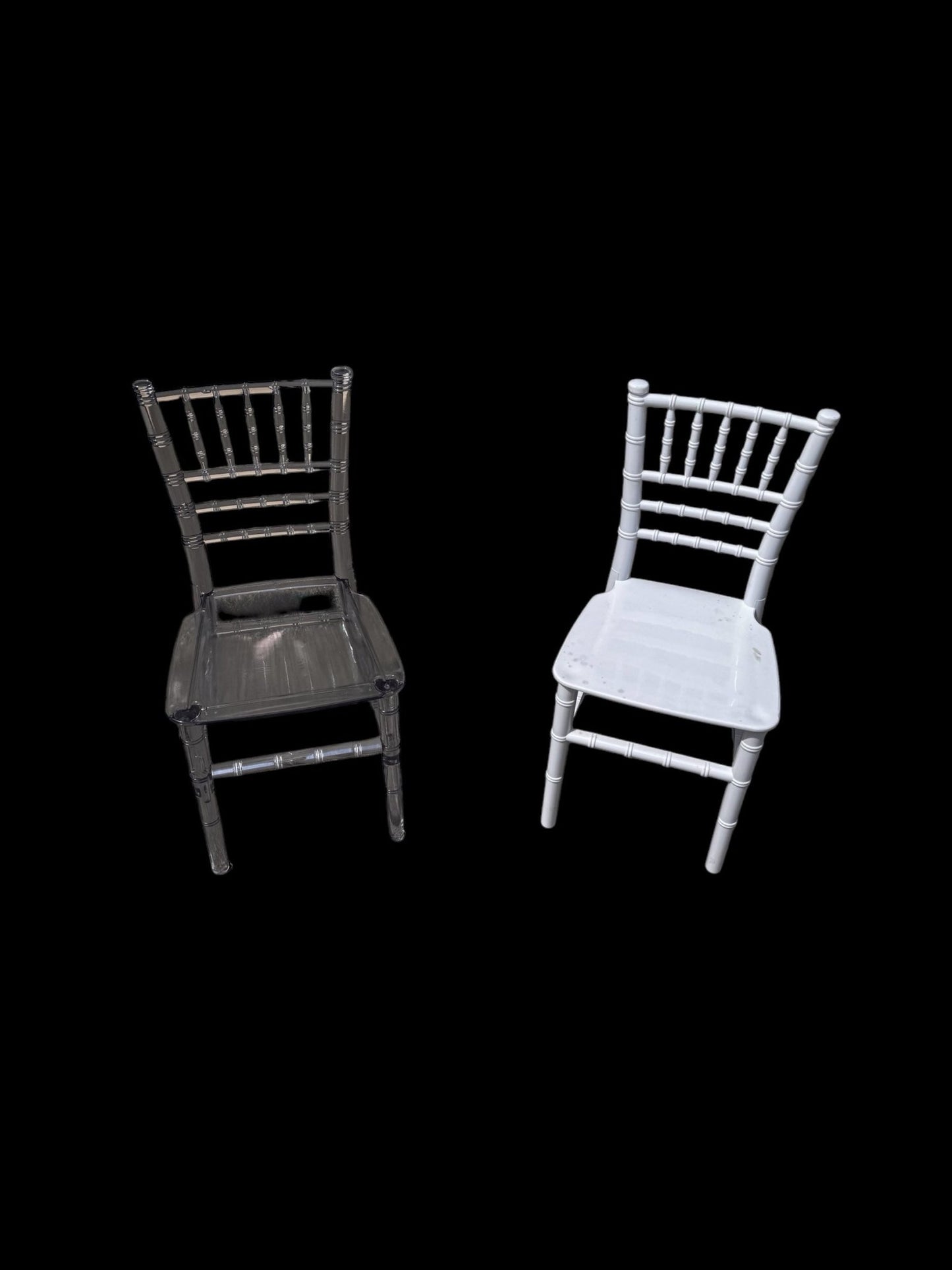 Kids Chiavari Clear - Custom Prop Rentals