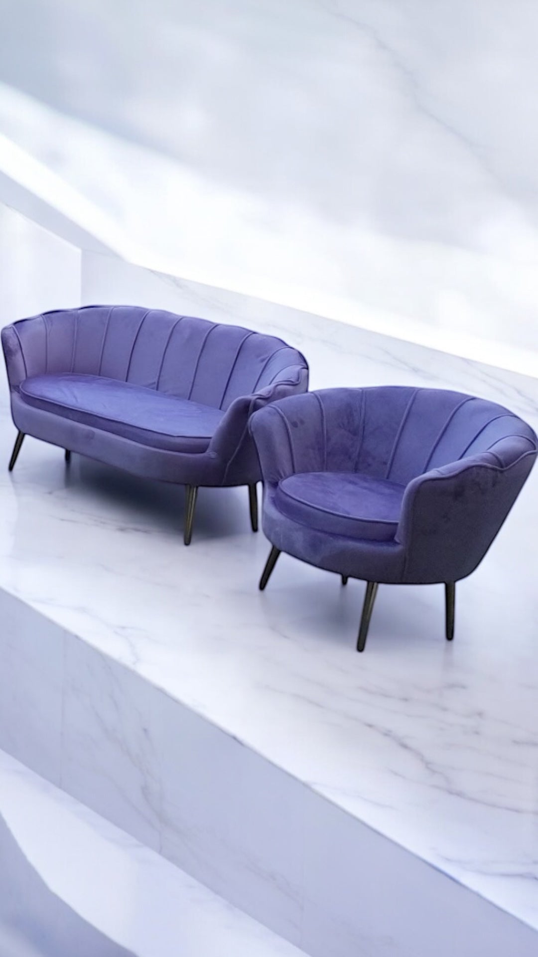 Kids Couch Purple - Custom Prop Rentals