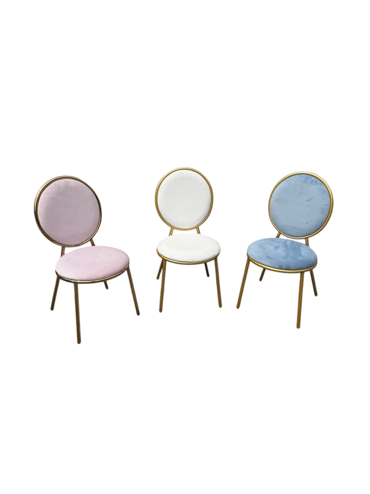 Kids Luxe Chair Blue - Custom Prop Rentals
