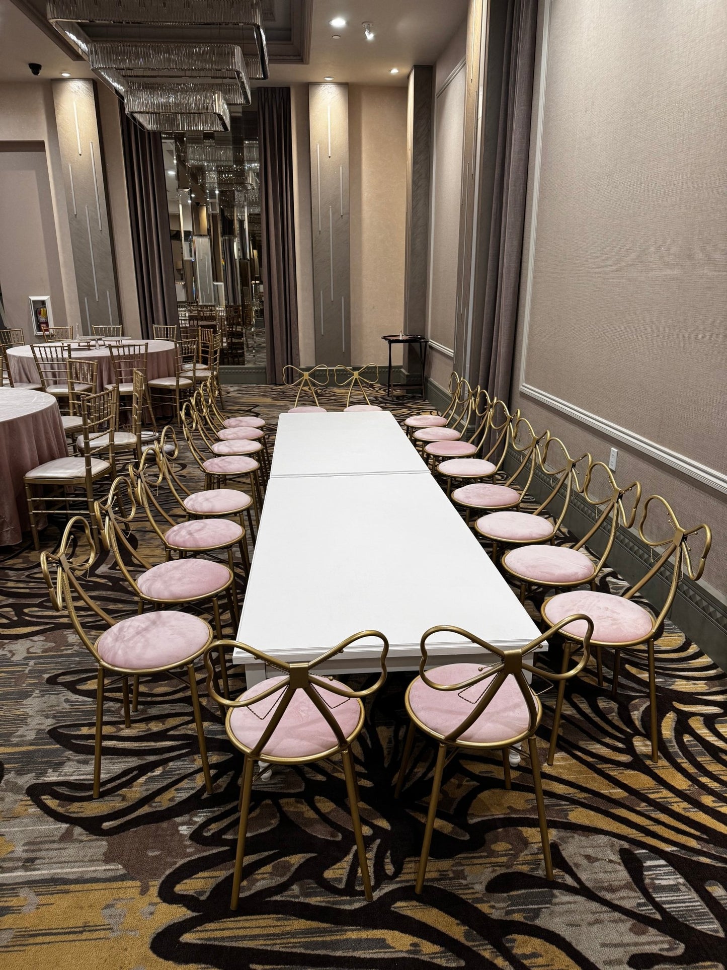 Kids White Table - Custom Prop Rentals