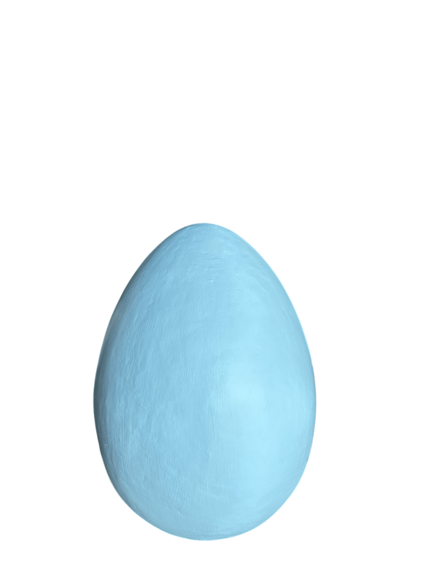 Large Egg Pastel Blue - Custom Prop Rentals