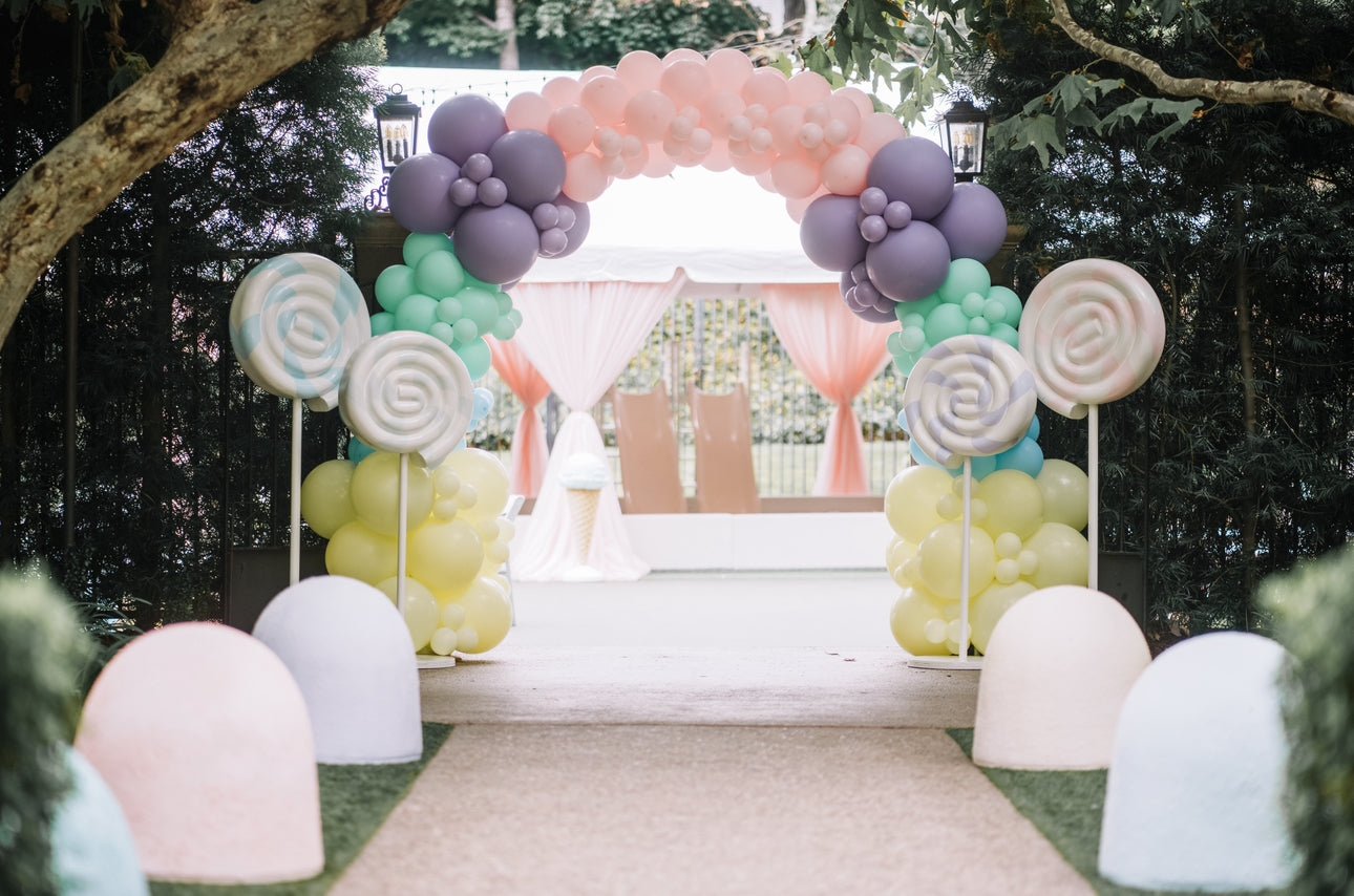 Lollipop Pastel Blue 5ft - Custom Prop Rentals