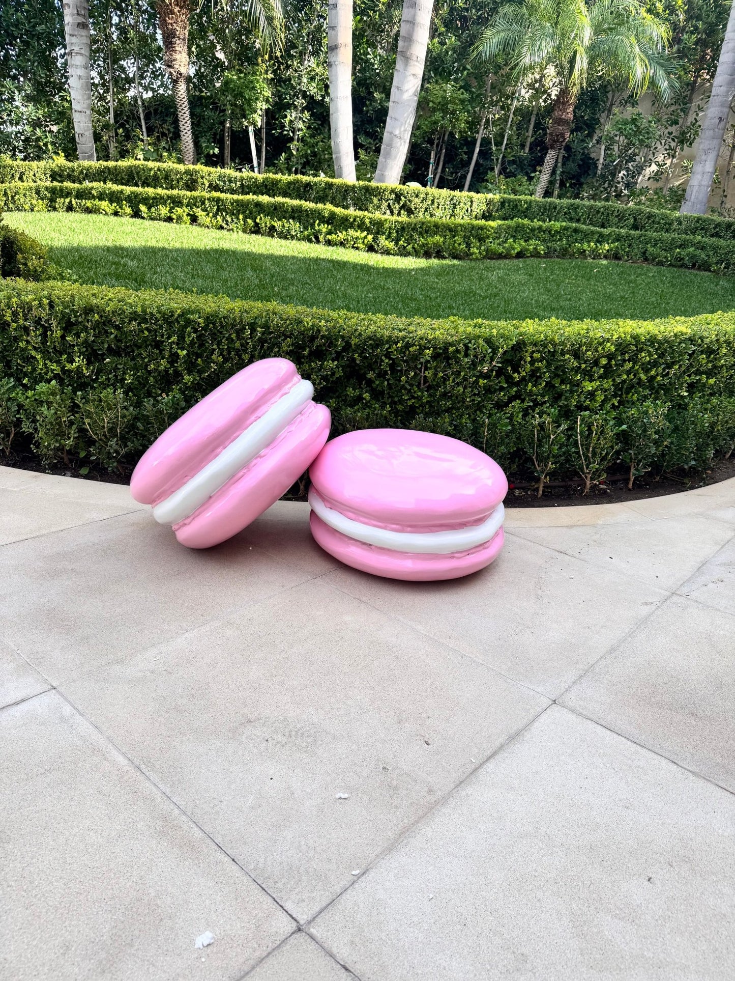 Macaroon Pink & White - Custom Prop Rentals