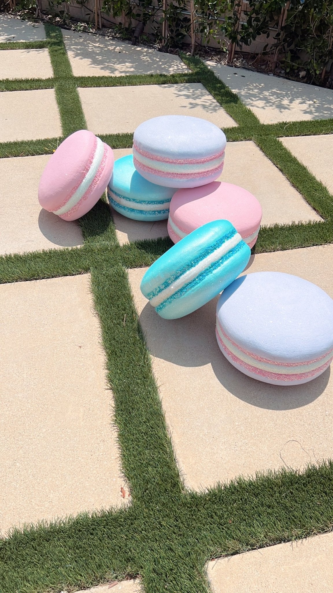 Macaroon Shiny Baby Blue - Custom Prop Rentals