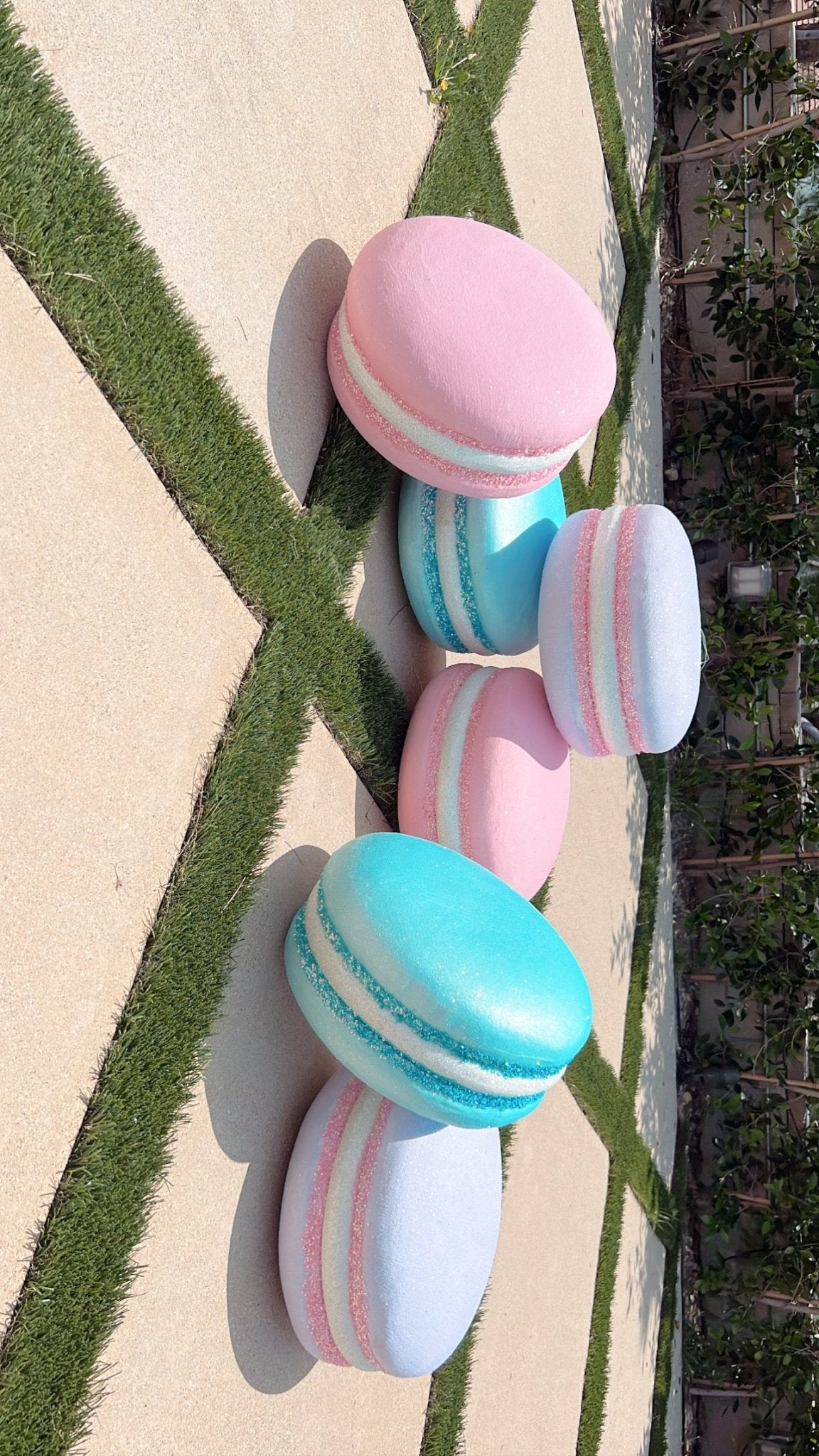 Macaroon Shiny Baby Blue - Custom Prop Rentals