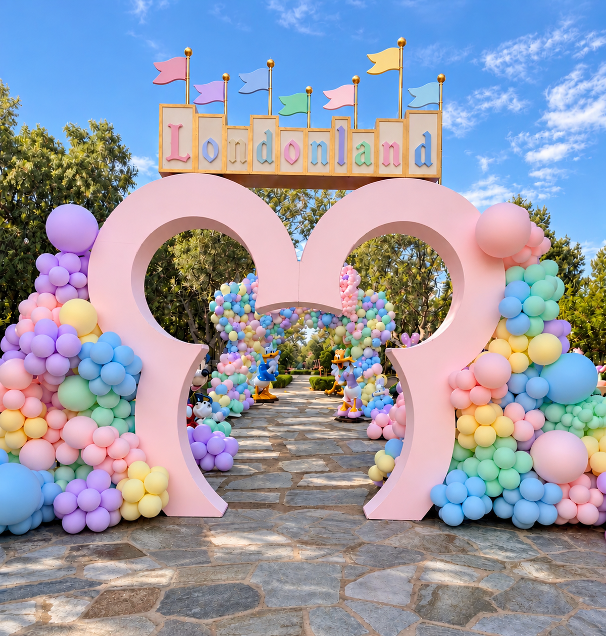 Mickey Ear Entrance - Custom Prop Rentals