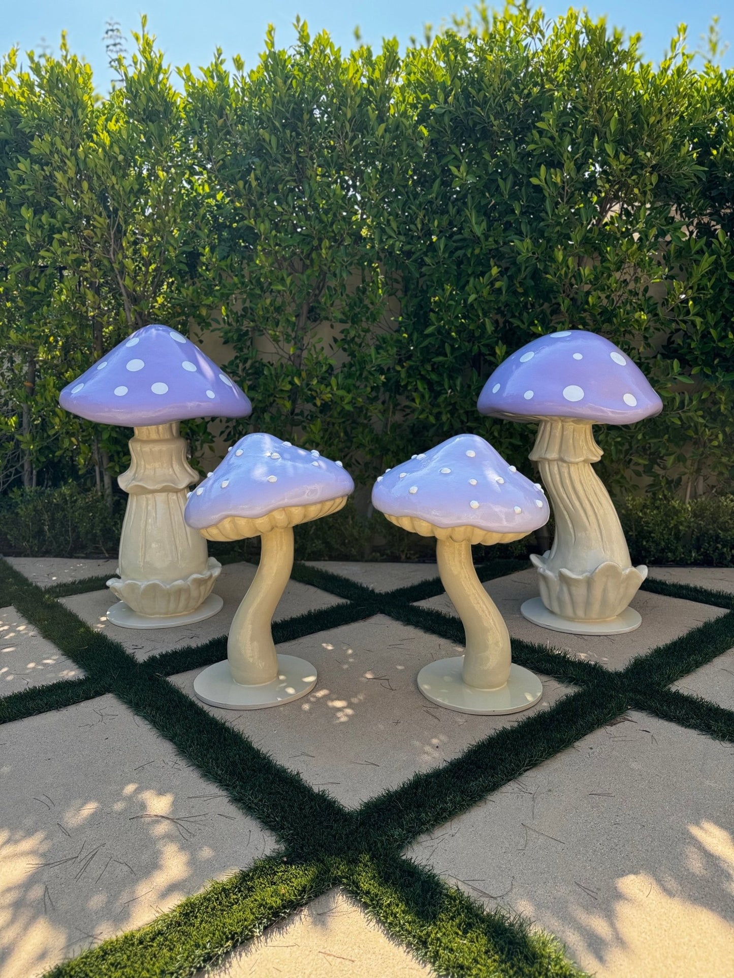 Mushroom Mixed Package Lavender 1 - Custom Prop Rentals