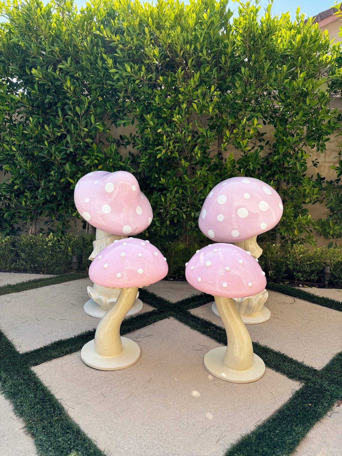 Mushroom Mixed Package Pink 1 - Custom Prop Rentals