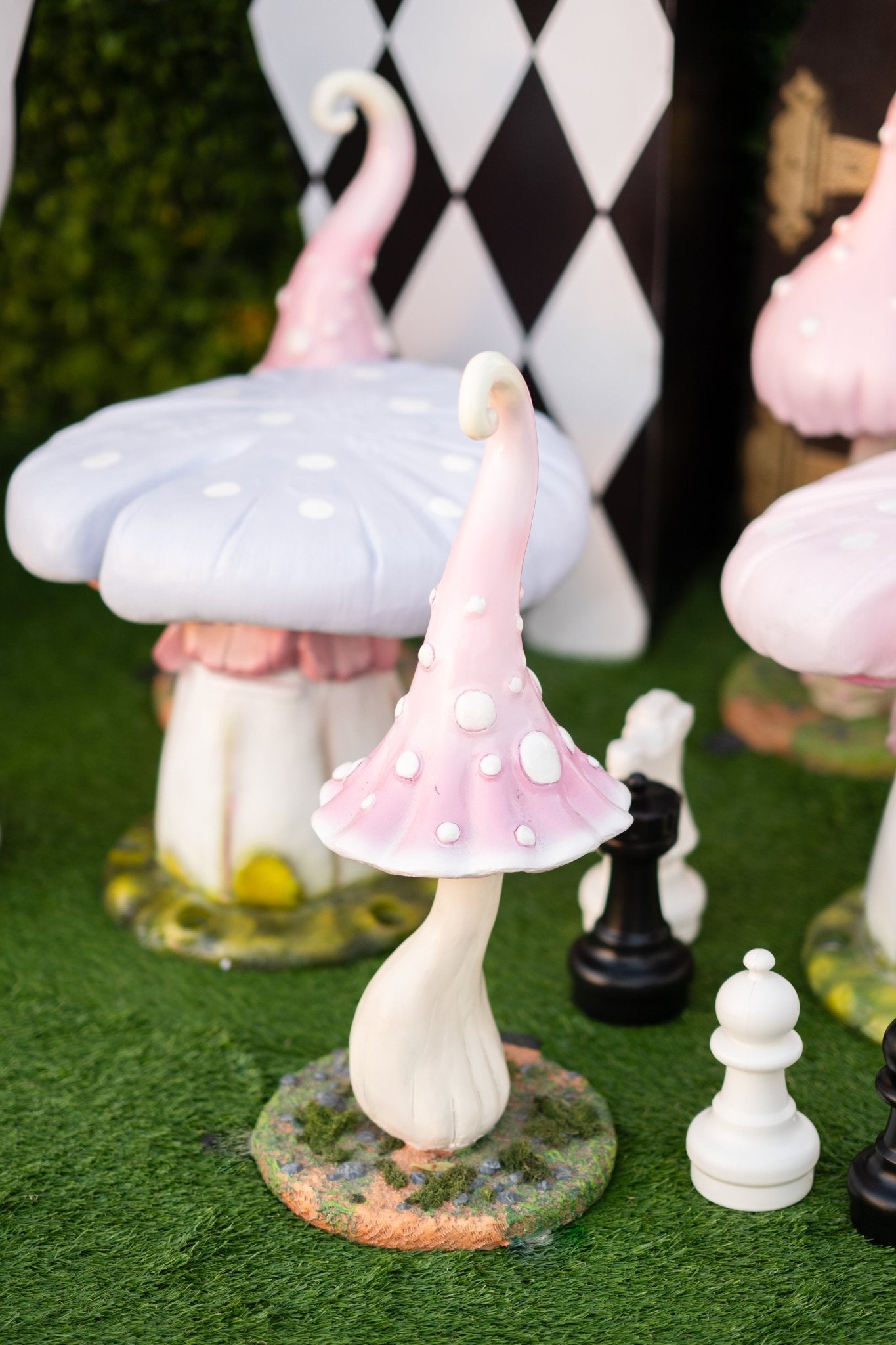 Mushroom Whimsical Pastel Pink - Custom Prop Rentals