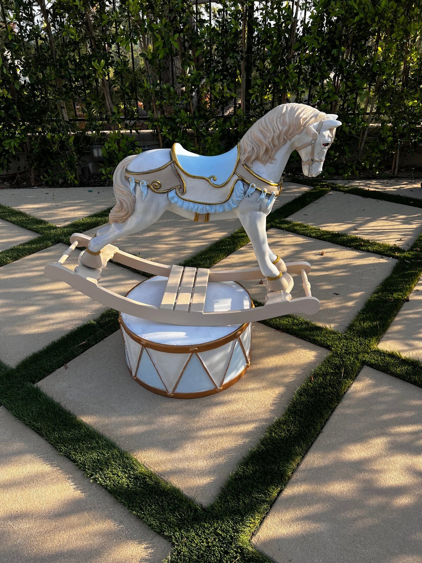 Rocking Horse Blue - Custom Prop Rentals