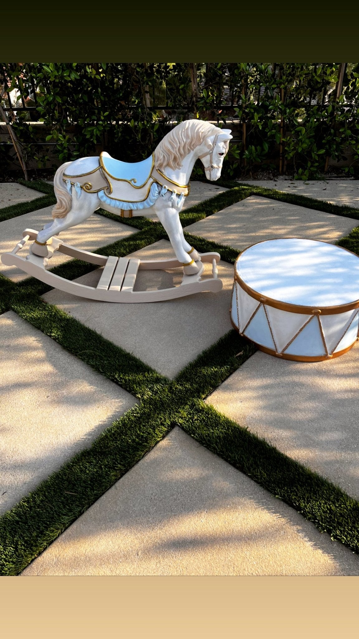 Rocking Horse Blue - Custom Prop Rentals