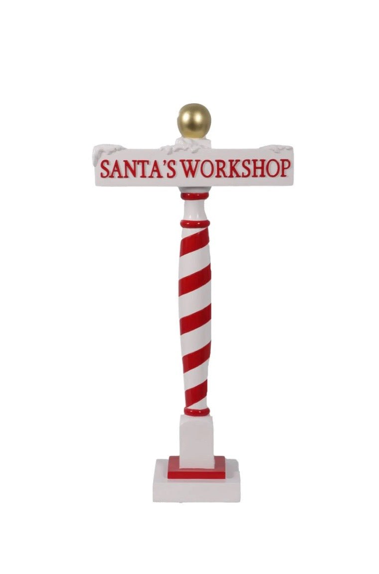 Santa’s Workshop Sign - Custom Prop Rentals