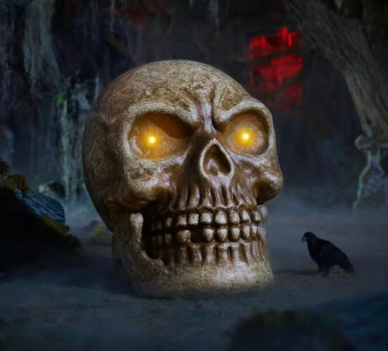 Skull Head Large with LED - Custom Prop Rentals