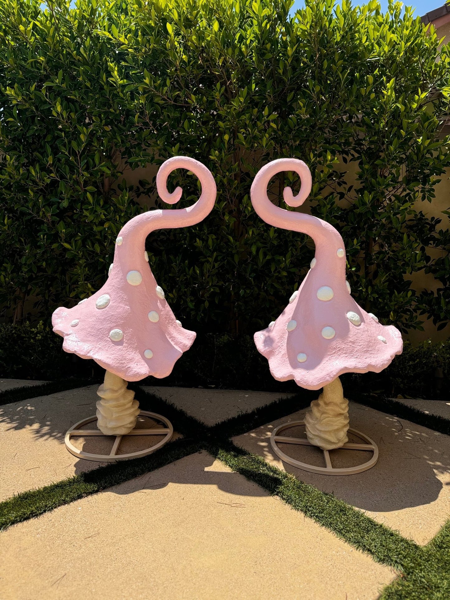 Whimsical Mushroom Pink 4ft - Custom Prop Rentals