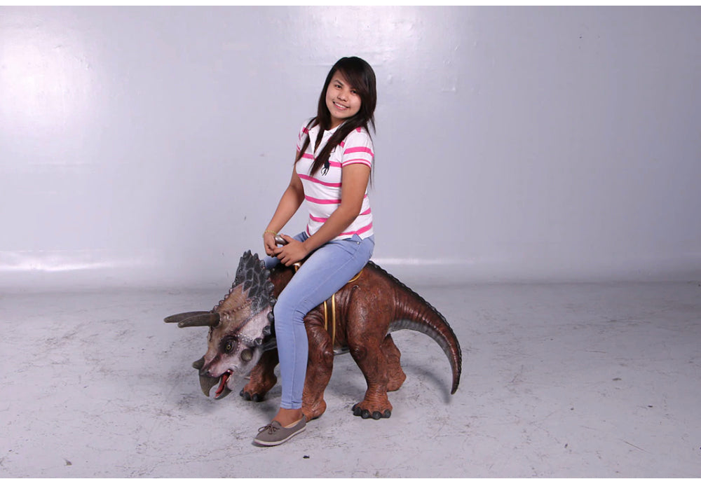 Triceratops Dinosaur With Saddle
