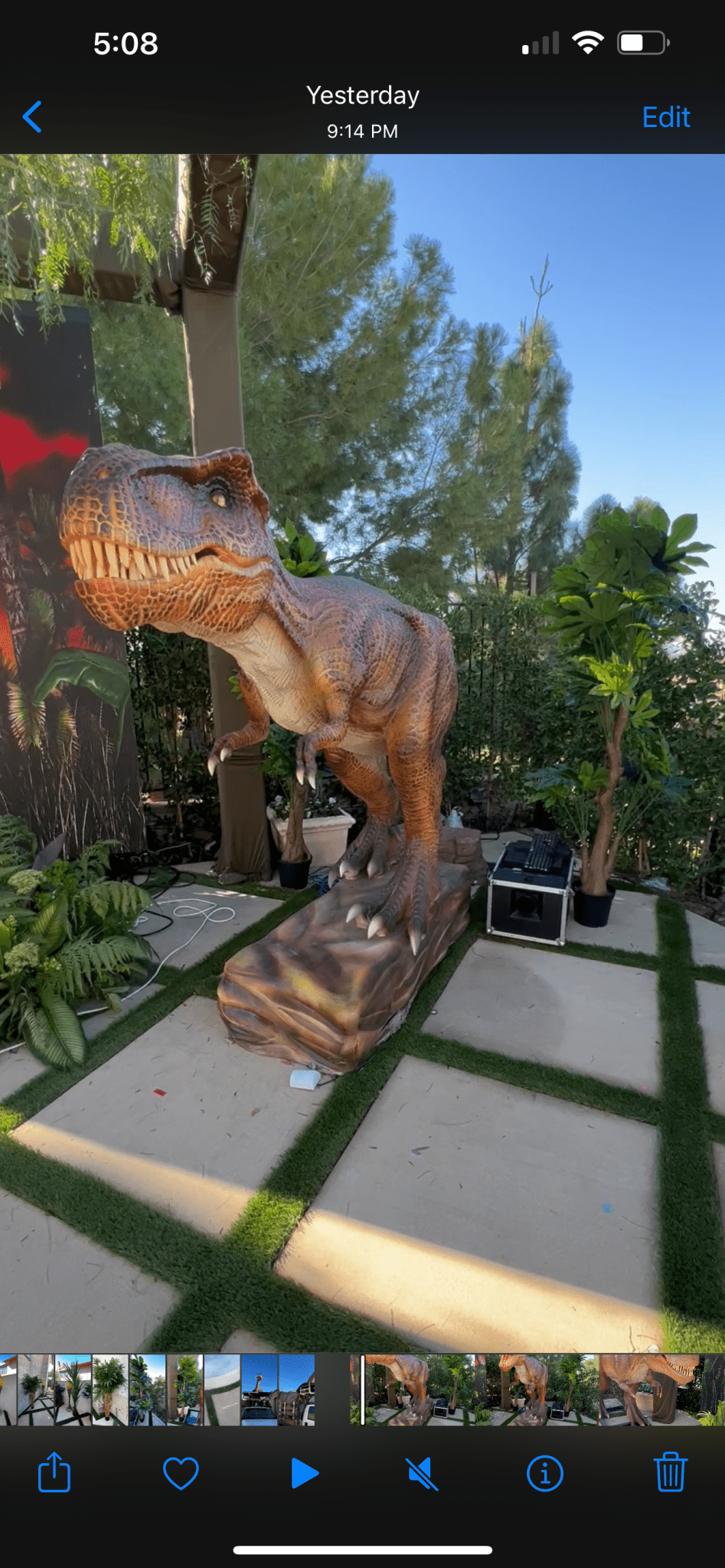 Animated T - Rex Spiky - Custom Prop Rentals