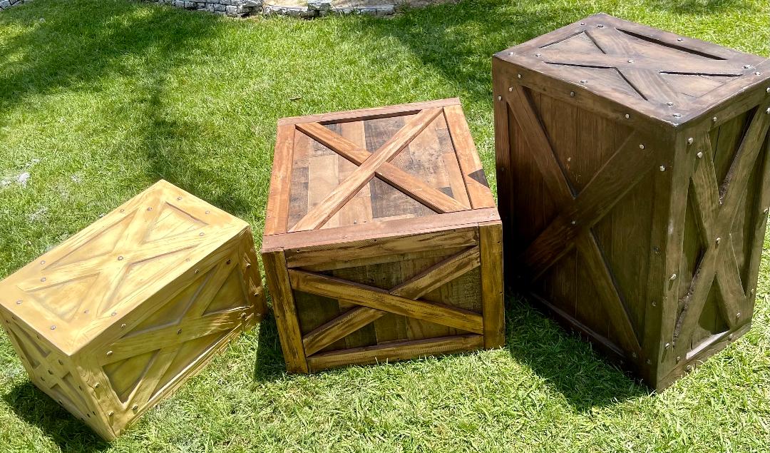 Crate Small Resin - Custom Prop Rentals