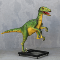 Deinonychus On Base - Custom Prop Rentals